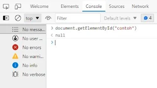 Mengatasi jQueryとメソッドgetElementById Gagal