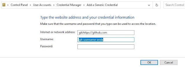 フォームWindowsの資格情報